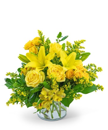 Wild Canary Flower Arrangement in Mahopac, NY | EMY Custom Flowers Wild Canary Flower Arrangement in Mahopac, NY | EMY Custom Flowers