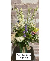 Wild Country Large Floral Mason Jar fresh floral arrangement