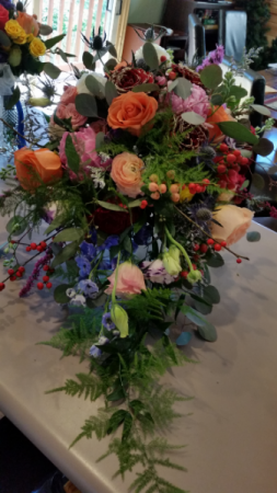 Wild Florida Love! Bridal Bouquet as Vibrant as their Love! in Canon City, CO | TOUCH OF LOVE FLORIST AND WEDDINGS