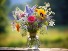 Whimsical Wild Flower   Vase