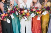 Wild Mix Bridesmaids Bouquets