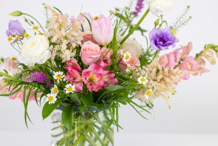 Wild Pinks Vase Arrangement