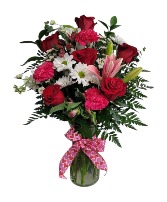 Wild Rose Half Dozen  Red Roses