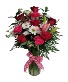 Wild Rose Half Dozen  Red Roses