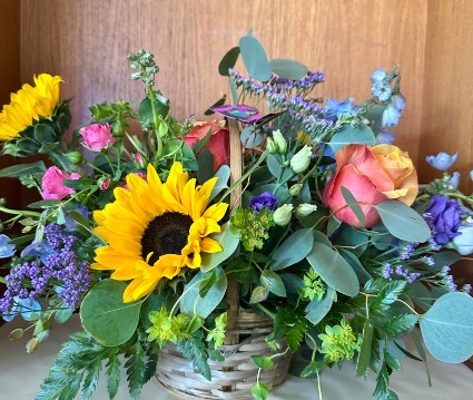 Wild Style Basket fresh flower basket