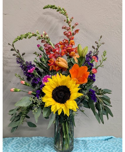 Wild Things  Summer Vase arrangement 