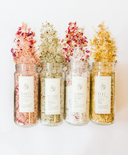 WildFlora Bath Salts 8 oz. jar