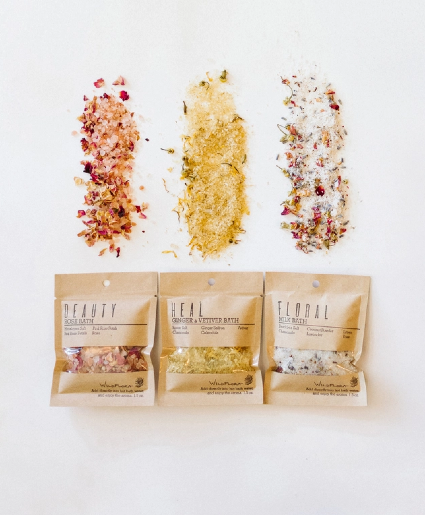 WildFlora Bath Salts Single splash packets
