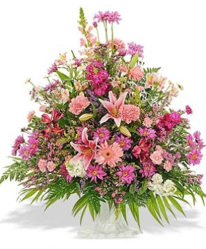 Wildflower Basket Sympathy Basket