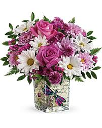 Wildflower In Flight Bouquet Fresh Arrangement
