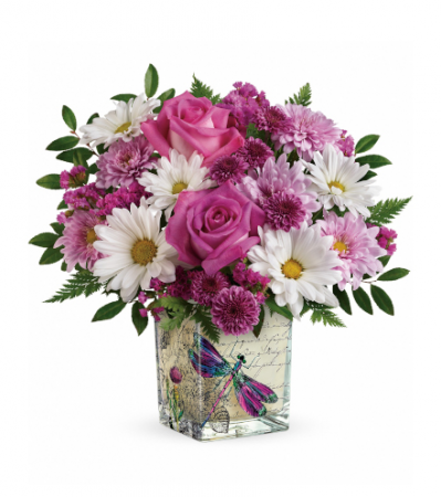 Wildflower In Flight Bouquet Vase arrangement