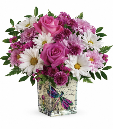 Wildflower In Flight Premium Keepsake Cube