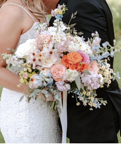 Wildflower lovers wedding bouquet
