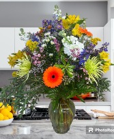 Wildflower Vase Arrangement 