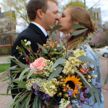 Wildflowers Wow! Bride's Bouquet in Warren, PA | VIRG-ANN FLOWER SHOP LLC.