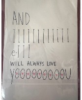 Will Always Love You  Greeting Card 