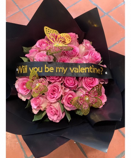 Will you be my valentine? Ramo buchon