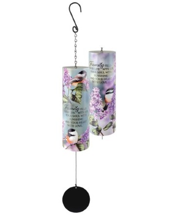"Family" 36" Cylinder Sonnet 64217 Wind-chime in Cleveland, TN | FLOWERS N THINGS