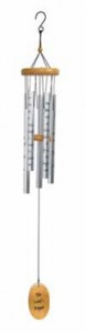 FOOTPRINTS IN THE SAND Sympathy Wind Chime