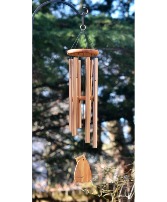 wind chimes deluxe comes with a stand