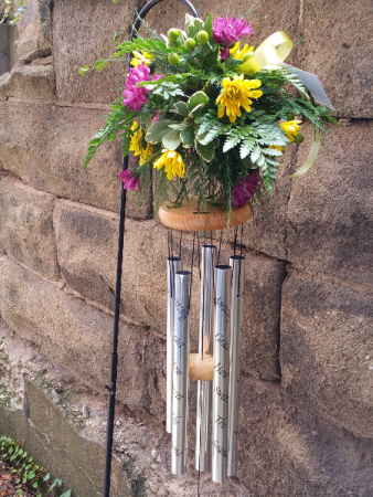 Windchime Remembrance sympathy arrangement