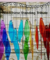 Windchime Standing Tribute Easel