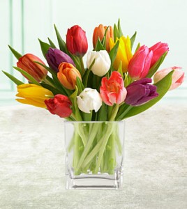 Windswept Tulips Arrangement