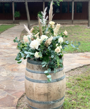 Wine Barrel  Wedding Example