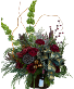 Wine Country Christmas  Designer's Choice Arrangement (with ornament)