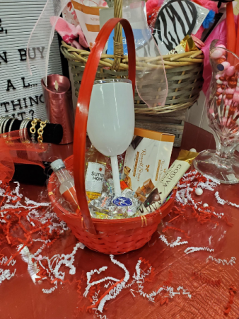Wine for my Valentine Gift Basket