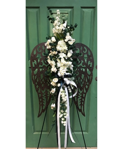 Wings of Faithful Remembrance Silk Standing Spray
