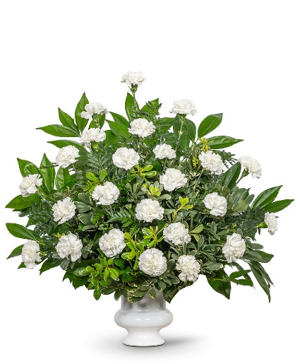 Wings of Peace Urn Sympathy Arrangement