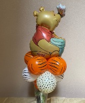 winnie the pooh balloons  with accents