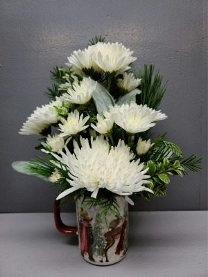 Winter animal  Mug arrangement 