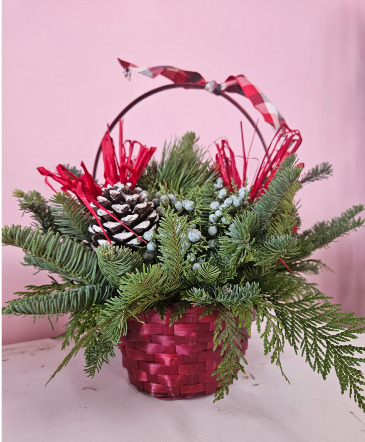 Winter Basket #2 Basket in Frankfort, KY | LOUISE'S FLOWERLAND