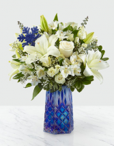 Winter Blis Bouquet Vase Arrangement