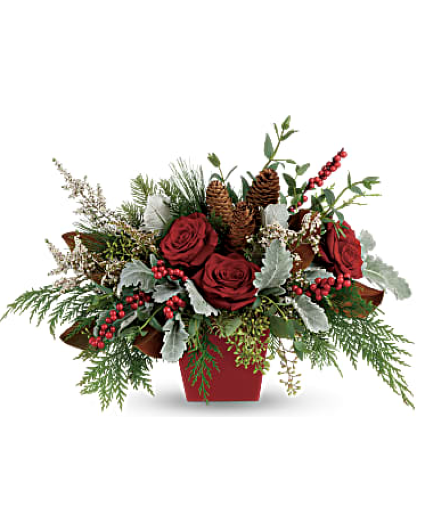 Winter Blooms Centerpiece 