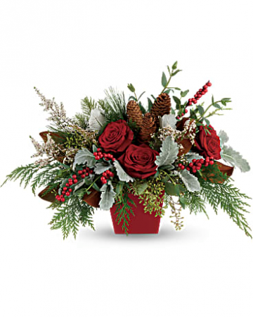 Winter Blooms Holiday Arrangement