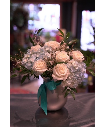 Baby Blues  Floral Arrangement in South Milwaukee, WI | PARKWAY FLORAL INC.