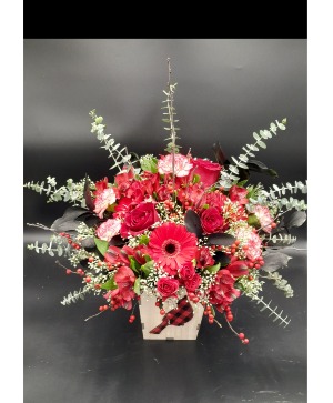 Winter Cardinal  cardinal wooden box