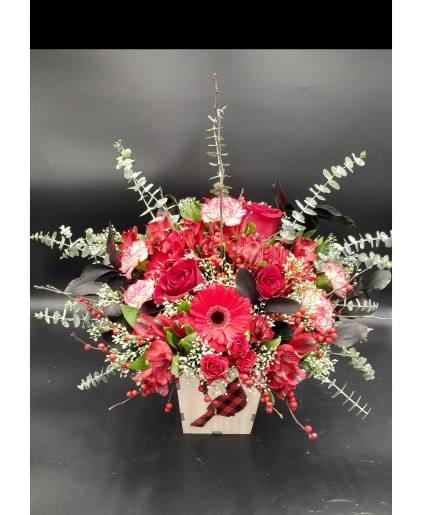 Winter Cardinal  cardinal wooden box