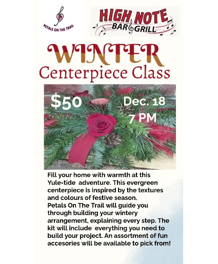 Winter Centerpiece Class Workshop