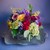 Winter Color Please  Vase Arrangement, Semi Compact