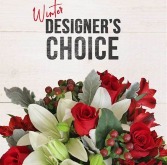Winter Designers Choice Floral Arrangemnet