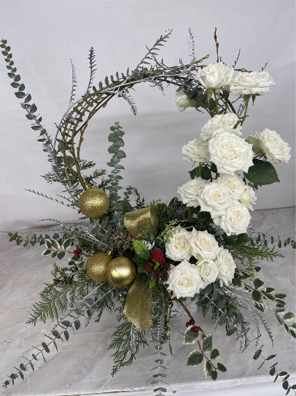 Winter Elegance Christmas Arrangement