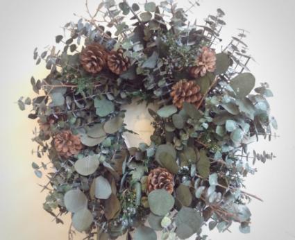 Winter Eucalyptus Wreath