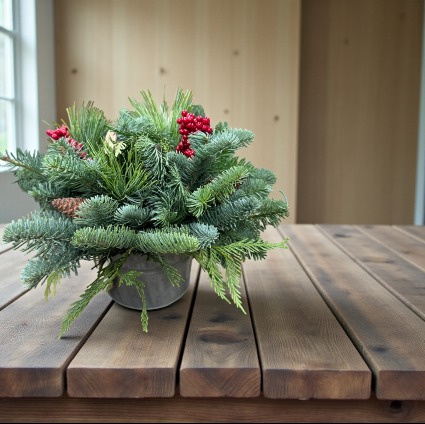 Winter Forest Centerpiece 
