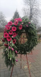 Winter Funeral Wreath