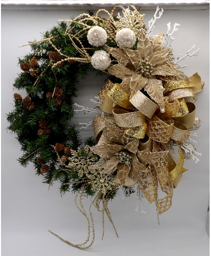 Winter Gilded Grace Wreath
