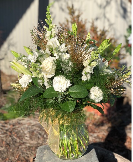 Winter Glitz Vased Arrangement